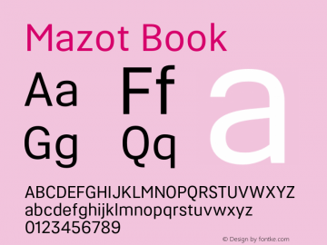 Mazot Book Version 1.0图片样张