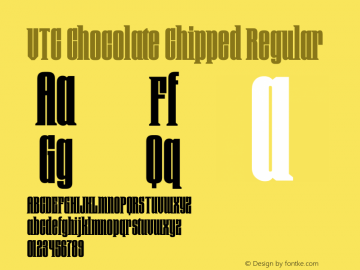 VTCChocolateChipped-Regular Version 1.000图片样张