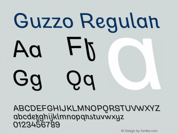Guzzo-Italic Version 1.00图片样张