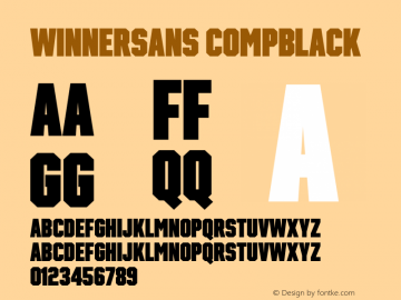 Winner Sans Comp Black Version 1.105图片样张