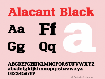 Alacant-Black Version 1.000图片样张