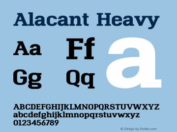 Alacant-Heavy Version 1.000图片样张