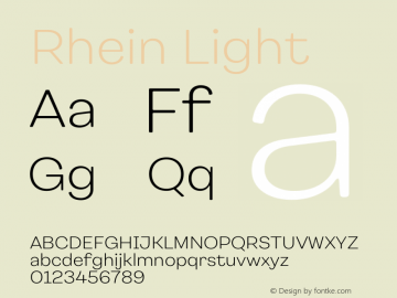 Rhein Light Version 1.000;FEAKit 1.0图片样张