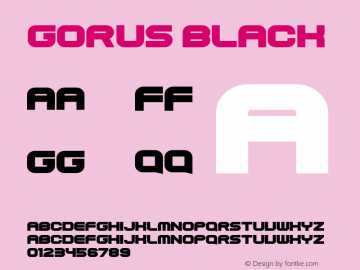 Gorus-Black Version 1.00 August 10, 2021图片样张