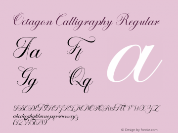 OctagonCalligraphy Version 1.000图片样张