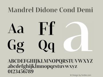 Mandrel Didone Cond Demi Version 1.002图片样张