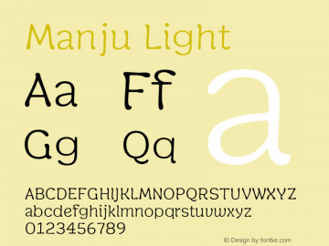 Manju-Light Version 1.000图片样张