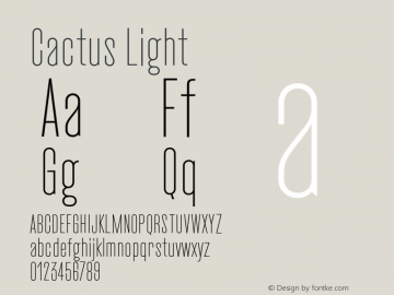 Cactus-Light Version 001.001图片样张