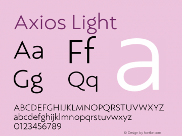 Axios Light Version 1.001图片样张