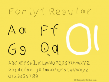 Fonty1 1.0图片样张