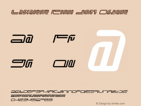 Cascadeur-RoundLightOblique Version 1.000图片样张