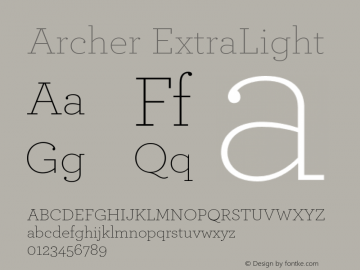 Archer-ExtraLight Version 1.203 Pro | wf-rip DC20190215图片样张