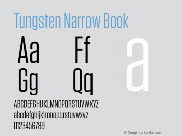 TungstenNarrow-Book Version 1.311 | wf-rip DC20121005图片样张