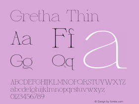 Gretha-Thin Version 1.000图片样张