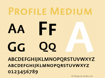 Profile Medium Version 001.000图片样张