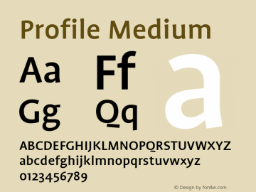 Profile Medium Version 001.000图片样张