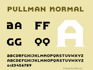 Pullman Normal Version 001.000图片样张