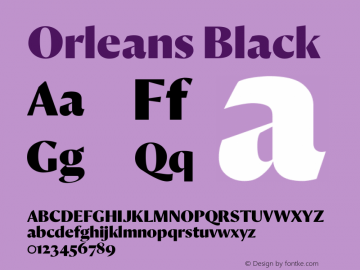Orleans Black Version 1.001 | web-TT图片样张