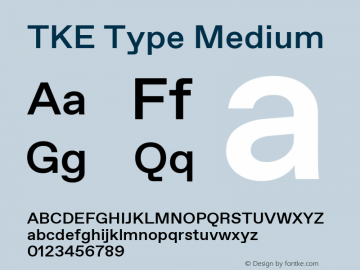 TKE Type Medium Version 2.100图片样张