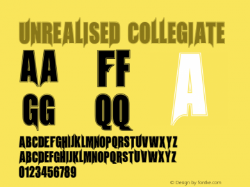 Unrealised Collegiate Version 1.00 September 26, 2019, initial release图片样张