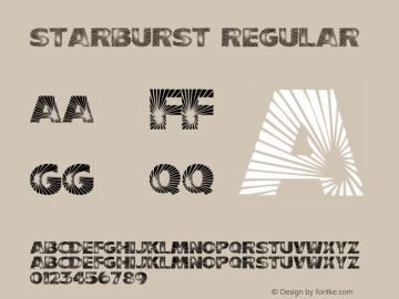 Starburst Macromedia Fontographer 4.1 7/20/96图片样张