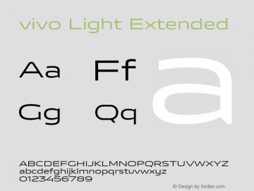 vivo Light Extended Version 1.100;PS 001.100;hotconv 1.0.88;makeotf.lib2.5.64775图片样张