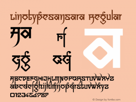 LinotypeSansara Regular Version 1.00 Font Sample