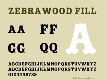 Zebrawood Fill Version 001.001图片样张