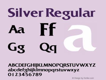 Silver Version 1.00 February 14, 2017, initial release图片样张