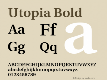 Utopia-Semibold OTF 1.0;PS 001.002;Core 1.0.22图片样张