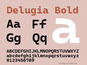 Delugia Bold v2111.01图片样张
