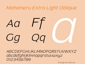 Mahameru Extra Light Oblique Version 1.000;FEAKit 1.0图片样张