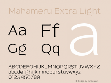 Mahameru Extra Light Version 1.000;FEAKit 1.0图片样张