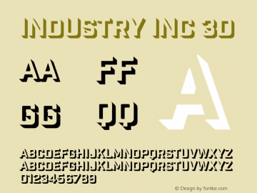 Industry Inc 3D Version 1.001 | web-ttf图片样张