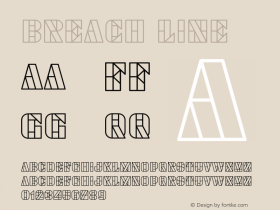 Breach Line Version 1.000;hotconv 1.0.109;makeotfexe 2.5.65596图片样张