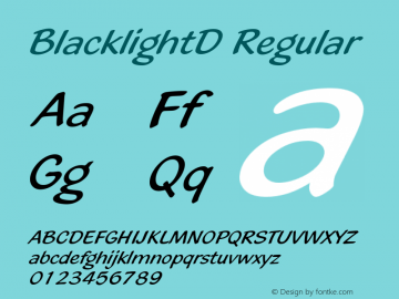BlacklightD Version 1.00图片样张
