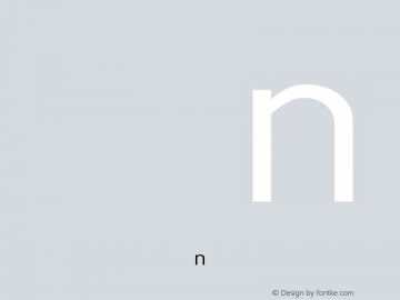 Letterforms Regular Version 1.0图片样张