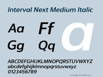 IntervalNextMediumIta Version 001.000图片样张