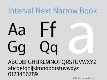 IntervalNextNarrowBook Version 001.000图片样张