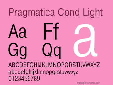 Pragmatica Cond Light Version 2.000图片样张