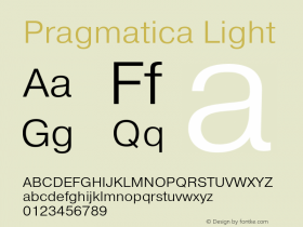 Pragmatica Light Version 2.000图片样张