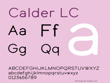 Calder-LC Version 1.000图片样张