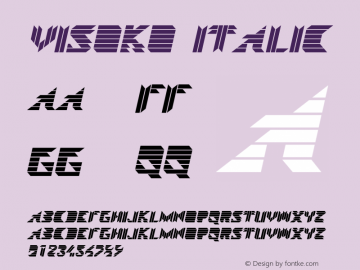 Visoko-Italic Version 1.001图片样张