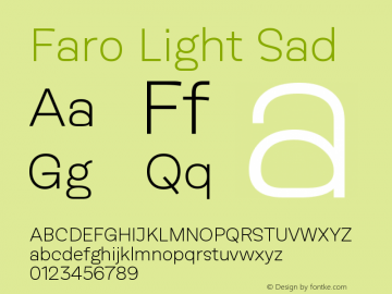 Faro-LightSad Version 10.000图片样张