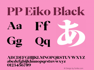 PP Eiko Black Version 1.000图片样张