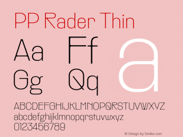 PP Rader Thin Version 1.000;FEAKit 1.0图片样张