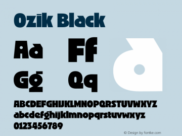 Ozik Black Version 1.000;FEAKit 1.0图片样张