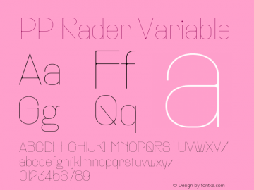 PP Rader Variable Version 1.000;FEAKit 1.0图片样张