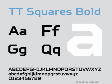 TT Squares Bold Version 1.010图片样张