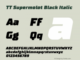 TT Supermolot Black Italic Version 1.010.27032020图片样张